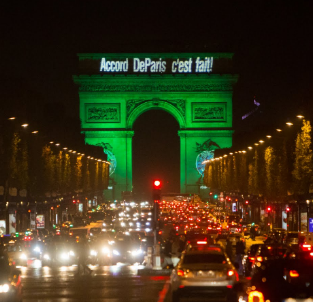 Arc de Triomphe Paris Agreement